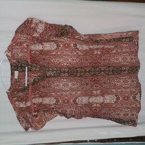 Good Hart Bohemian Ruffle Sleeve Top